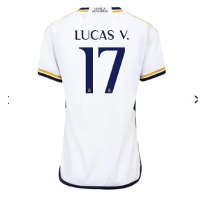 Real Madrid Lucas Vazquez #17 Hjemmebanetrøje Dame 2023-24 Kort ærmer